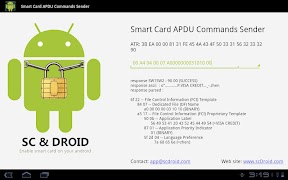 برنامه‌نما Smart Card APDU Command Sender عکس از صفحه