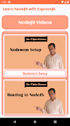 برنامه‌نما Learn NodeJS with ExpressJS عکس از صفحه