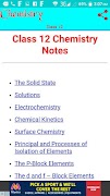 Class 12 Chemistry Notes poster