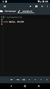 Shell Script Editor 포스터