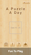 A Puzzle A Day Plakat