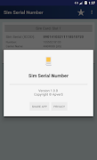 SIM Serial Number captura de pantalla 1