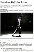 برنامه‌نما How Dance like Michael Jackson عکس از صفحه