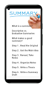 How To Write a Summary screenshot 1