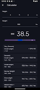 BMI Tracker & Calculator Screenshot 1