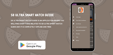 S8 Ultra Smart Watch Guide постер