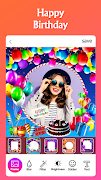 Happy Birthday Photo Frame syot layar 1