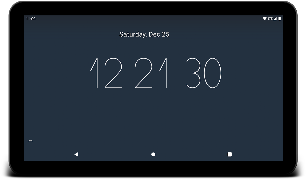 Hex Clock Live Wallpaper capture d'écran 4