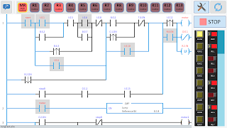 برنامه‌نما PLC Ladder Simulator 2 عکس از صفحه