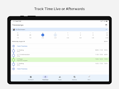 7 Schermata TimeTac - Work Hours Tracker