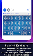 Spanish Language Keyboard スクリーンショット 1