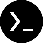 Linux shell console الملصق