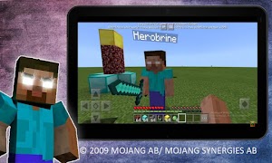 Herobrine Mod poster