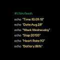 Program code watch face