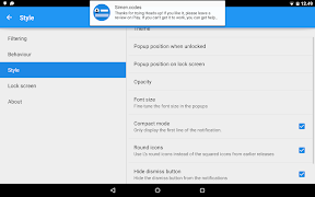 Heads-up Notifications تصوير الشاشة 5