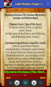 Latin Rosary + Gregorian Chant capture d'écran 3