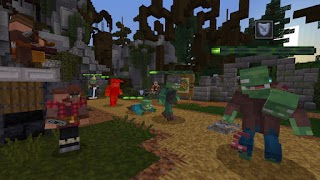 Zombies Tower Defense - mod for minecraft-poster