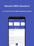 Grade 8 SBAC Math Test & Pract captura de pantalla 6