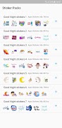 برنامهنما Good Night Stickers عکس از صفحه