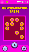 5 Schermata Multiplication Table