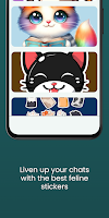 Kitty Fun Stickers: WASticker ảnh chụp màn hình 2