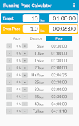 Running Pace Calculator screenshot 2