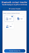 Contacts backup and transfer screenshot 3