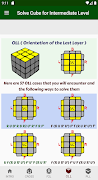 Solve Cube for Intermediate تصوير الشاشة 6