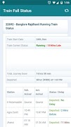 برنامهنما Train Locator - Indian Railways عکس از صفحه
