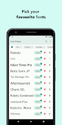 Font Picker - font downloader capture d'écran 2