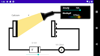 برنامه‌نما Photoelectric Simulation عکس از صفحه
