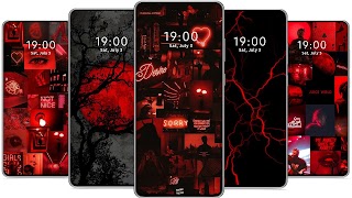 Czerwone tapety plakat