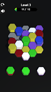 Hexagon Stack: Sort Colors تصوير الشاشة 3