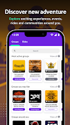 برنامه‌نما Asteride: Connect, Plan & Ride عکس از صفحه