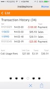 برنامه‌نما Insidephone عکس از صفحه
