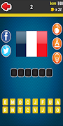 Guess world flags quiz imagem de tela 4