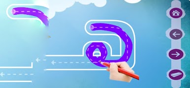 برنامهنما تعليم كتابة الحروف العربية عکس از صفحه