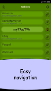 برنامه‌نما Password Saver عکس از صفحه