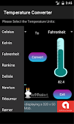 Temperature Converter captura de pantalla 4