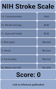 NIH Stroke Scale скриншот 2