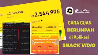 Cara Cuan di Snack Vidio 截圖 1