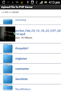 4 Schermata Upload File To PHP Server