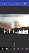 Point Magic - 写真ぼかしと文字入れ スクリーンショット 1
