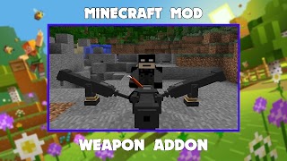 Weapon Mod for Minecraft PE Poster