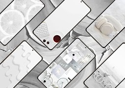 Poster White Wallpaper