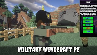 برنامه‌نما Military Mod for Minecraft PE عکس از صفحه
