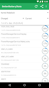 برنامه‌نما BetterBatteryStats عکس از صفحه