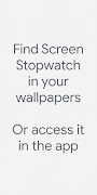 Screen Stopwatch - A Digital Wellbeing Experiment poster