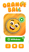 Jump Get Robux Orange Ball RBX Poster