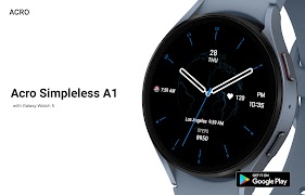 ACRO Simpleless A1 Watchface скриншот 6